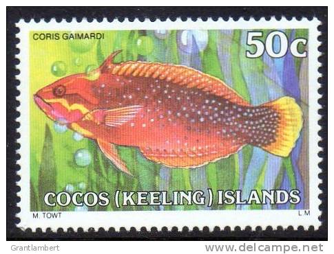 Cocos Islands 1979 Fishes 50c Clown Wrasse MNH  SG 44 - Kokosinseln (Keeling Islands)