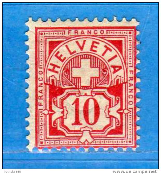 SUISSE*-1894 - ZUM.61B  / MI.54Y . MN.  2 Scan. Cat. Zum. 2016  CHF. 12,00.    Vedi Descrizione - Unused Stamps