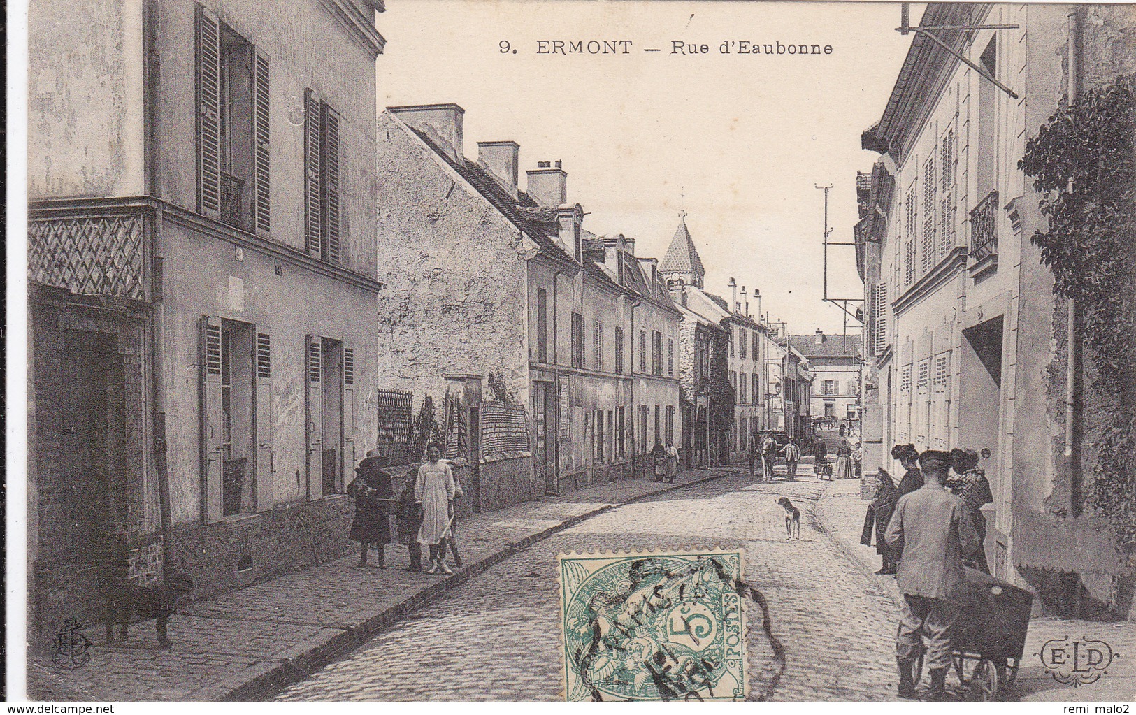 CARTE POSTALE    ERMONT 95   Rue D'Eaubonne - Ermont-Eaubonne