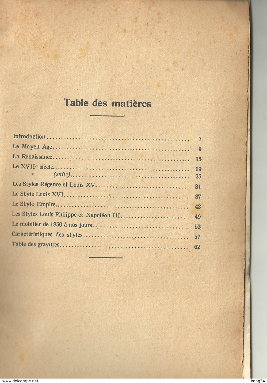 Avec Photos, Meubles à Travers Les âges Barotte Reconnaître Les Styles.french Furniture Die Möbel Francais Livre Ancien - History