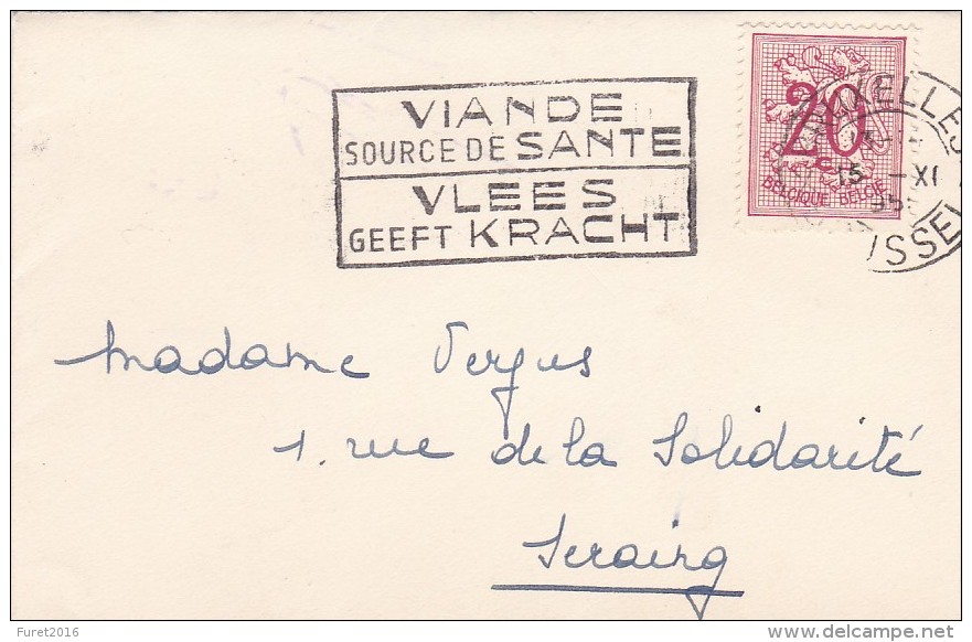 LOT : 8 enveloppes carte de visite de Verviers Val st lambert liege , Bxl