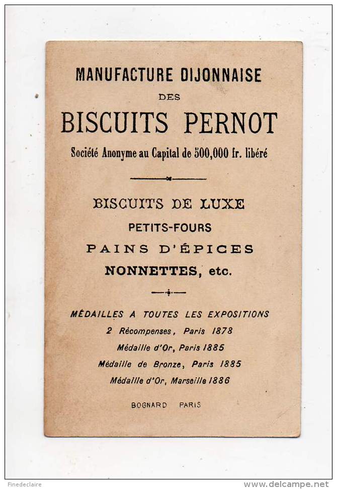 Chromo - Manufacture Dijonnaise Des Biscuits Pernot - Un Baptême Au Moyen âge - Pernot