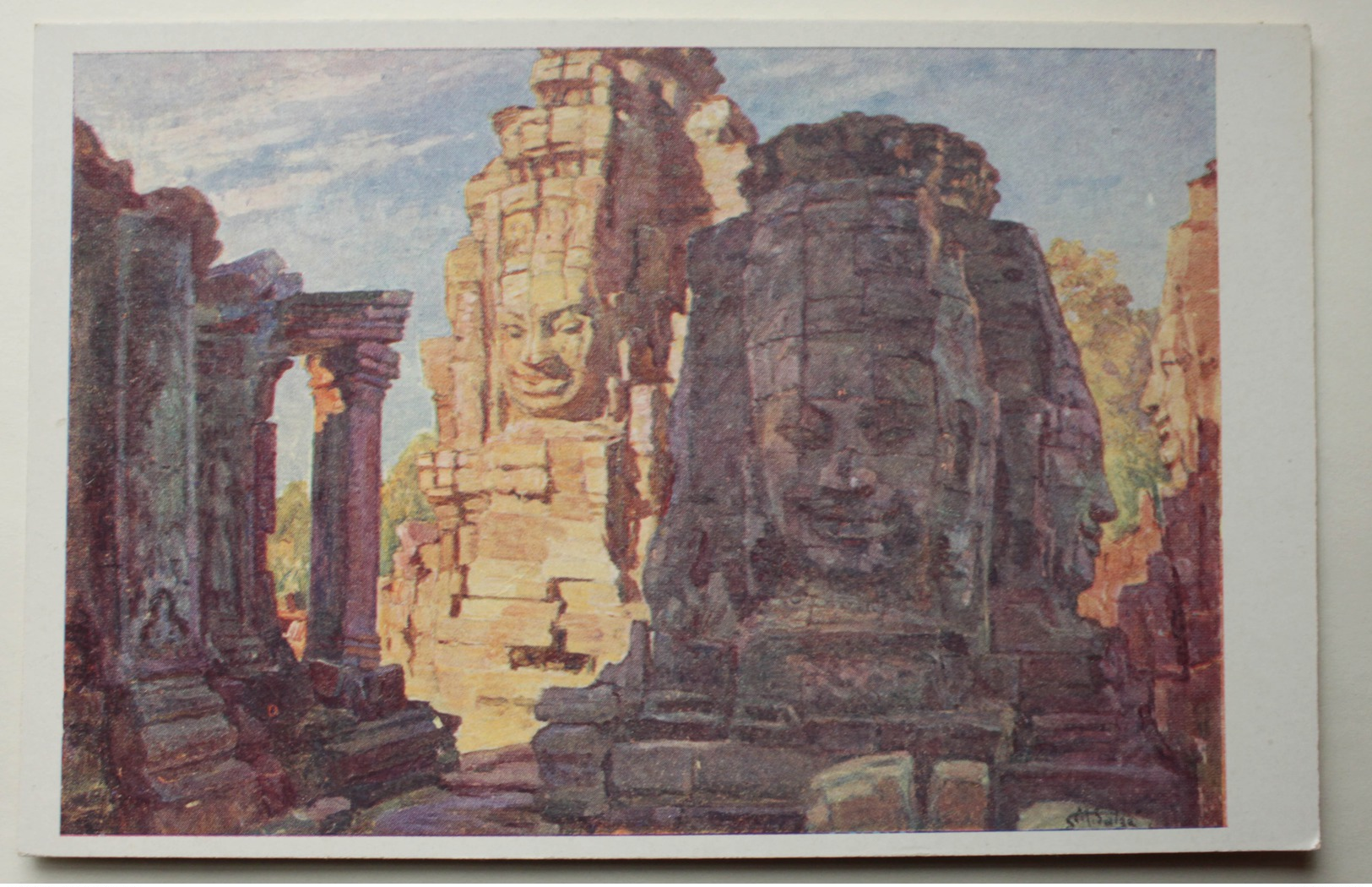 22.Cambodge-Angkor Thom.  - Angkor-Thom Bayon. - Vuibert Editions - Cambodge