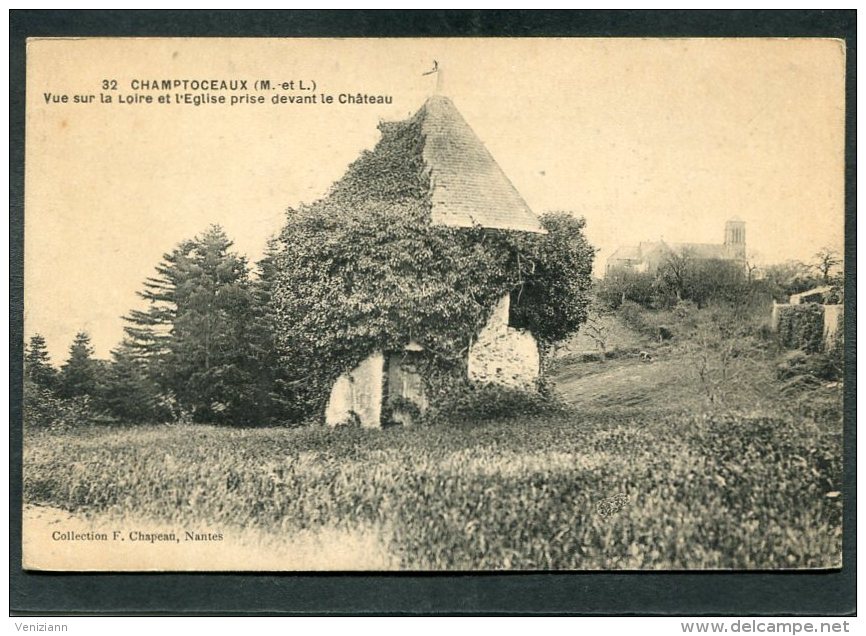 CPA - CHAMPTOCEAUX - Vue Prise Devant La Château - Champtoceaux