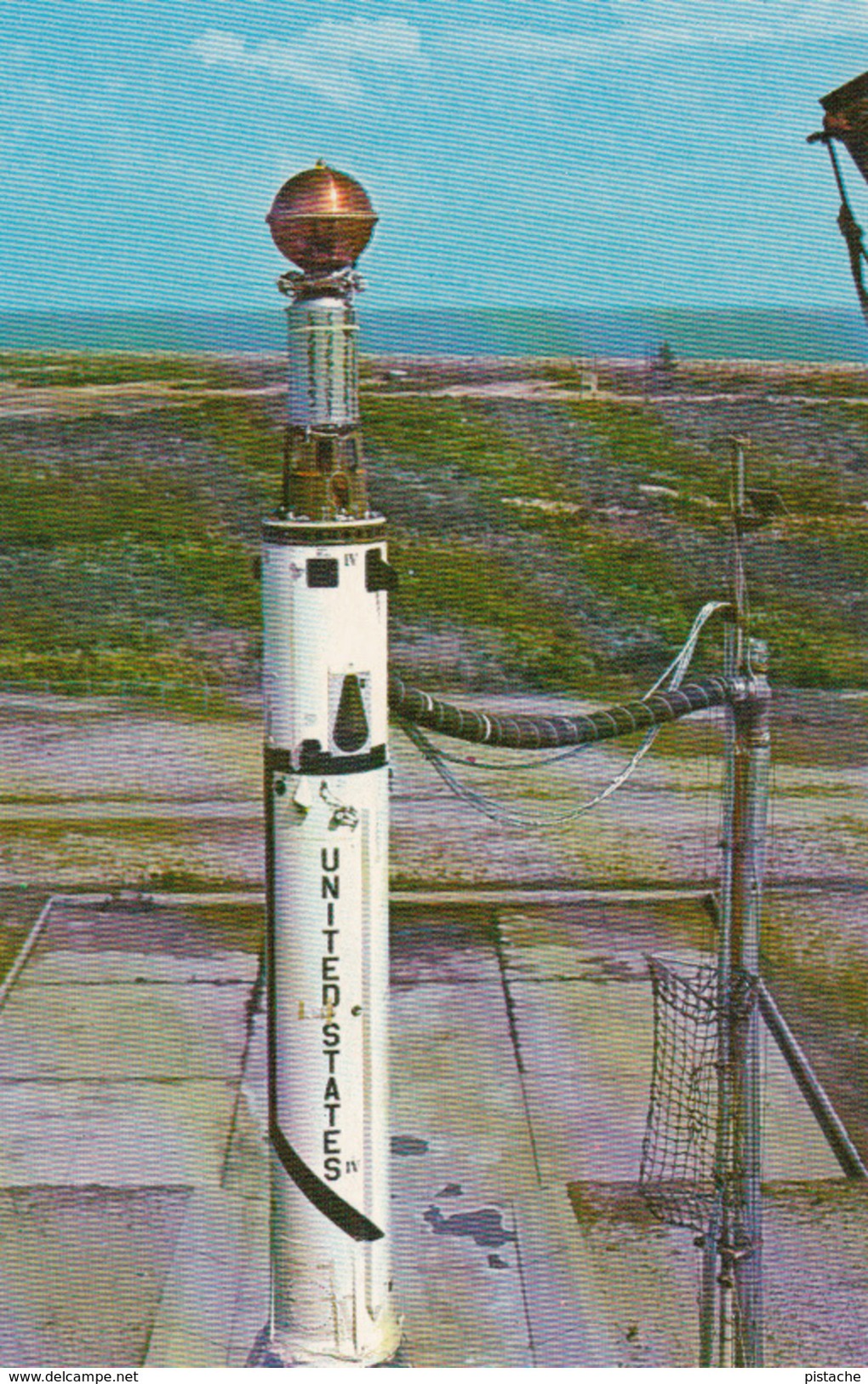 NASA Echo Satellite - Air Force Missile Test Center - Cape Kennedy Space Center - 2 Scans - Space