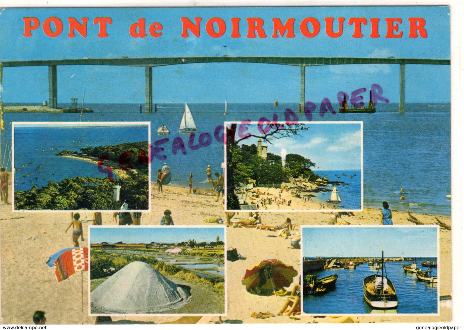 85 - ILE DE NOIRMOUTIER -PONT RELIANT L' ILE A FROMENTINE - Ile De Noirmoutier