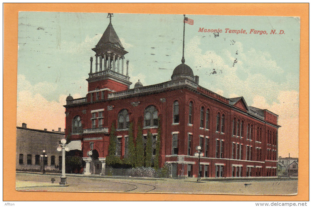 Fargo ND 1914 Postcard - Fargo