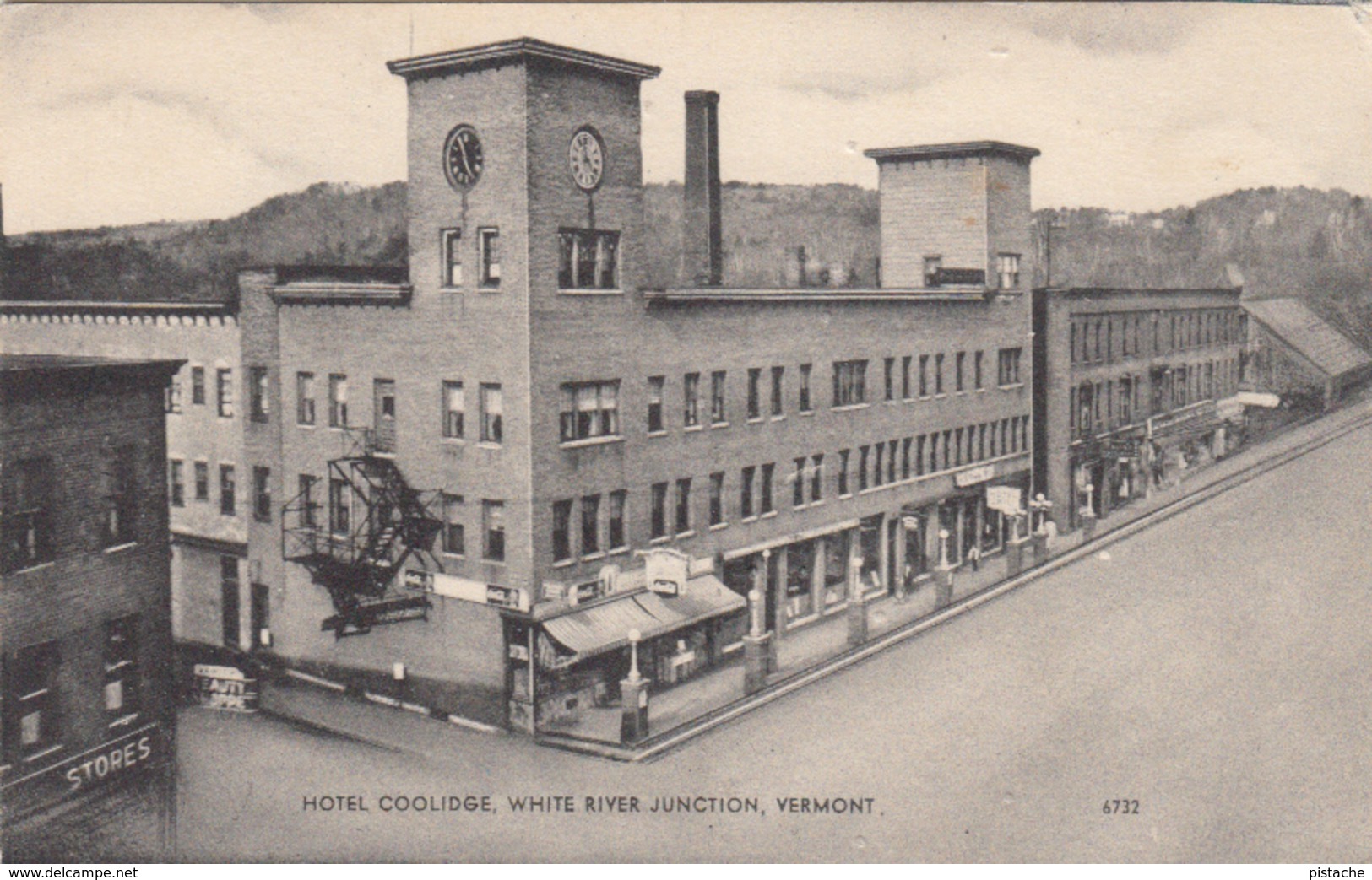 Vintage 1953 - White River Junction Vermont - Hotel Coolidge - Written - Stamp & Postmark - 2 Scans - Other & Unclassified