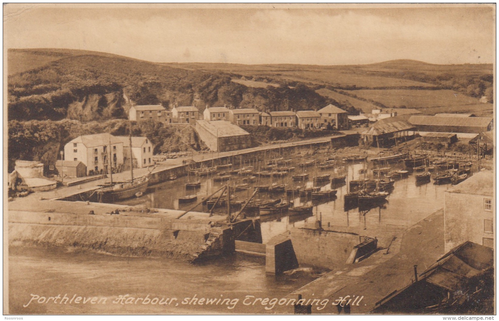 CP PORTHLEVEN HARBOUR SHEWING TREGONNING HILL CORNWALL ENGLAND - Scilly Isles