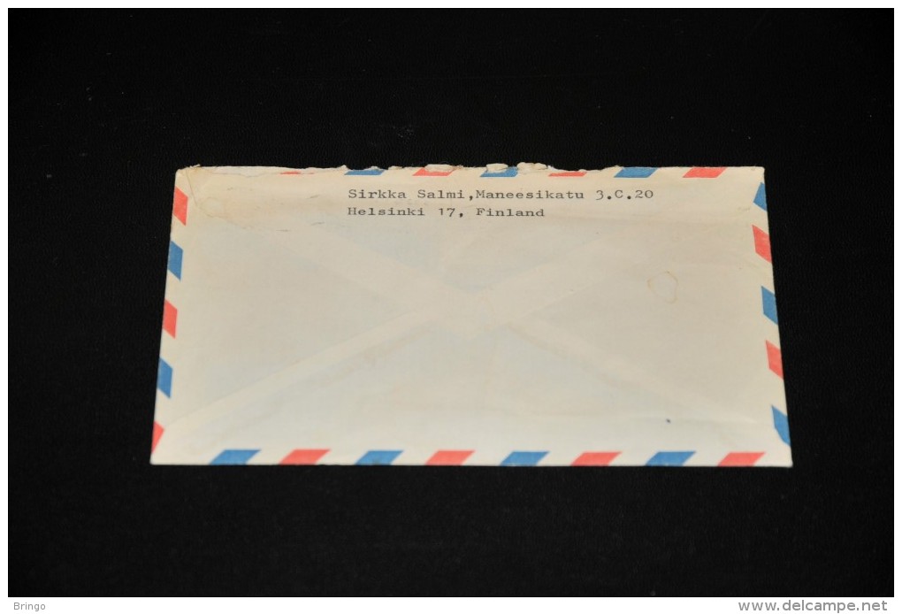 1- Envelope From Finland To Holland - Lettres & Documents