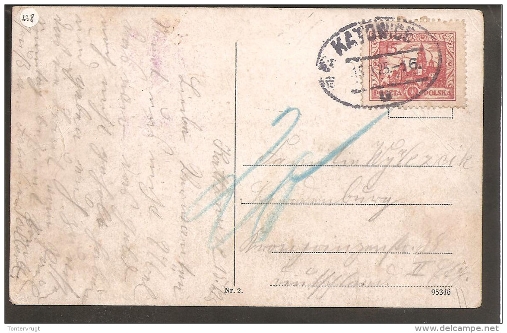 Solingen-Wuppertal. Poststempel Oval: KATOWICE 1925. Polen - Solingen