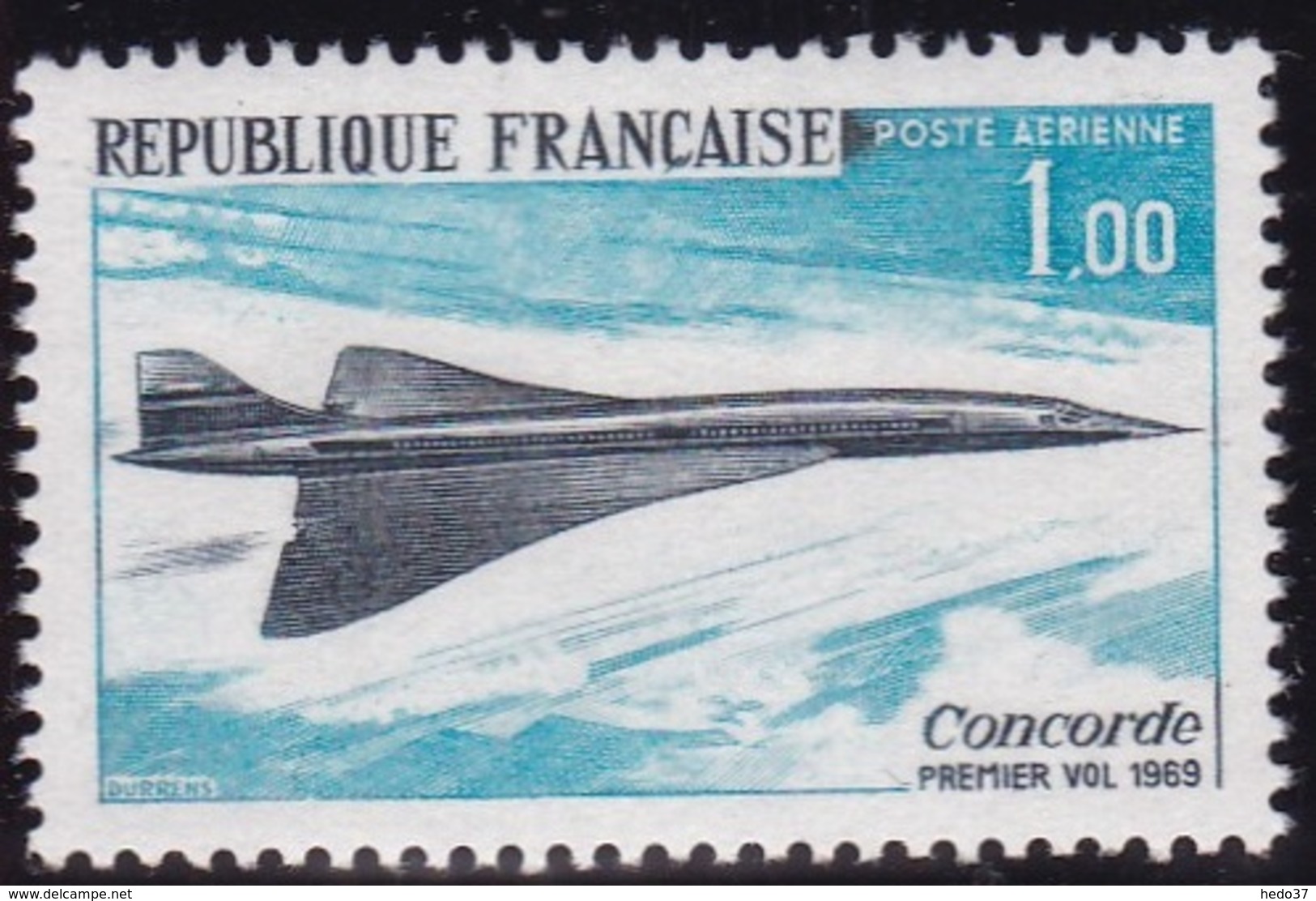 France PA N°43 Variété Tache Noire Après La Légende. Neuf ** SUP - 1960-.... Ungebraucht