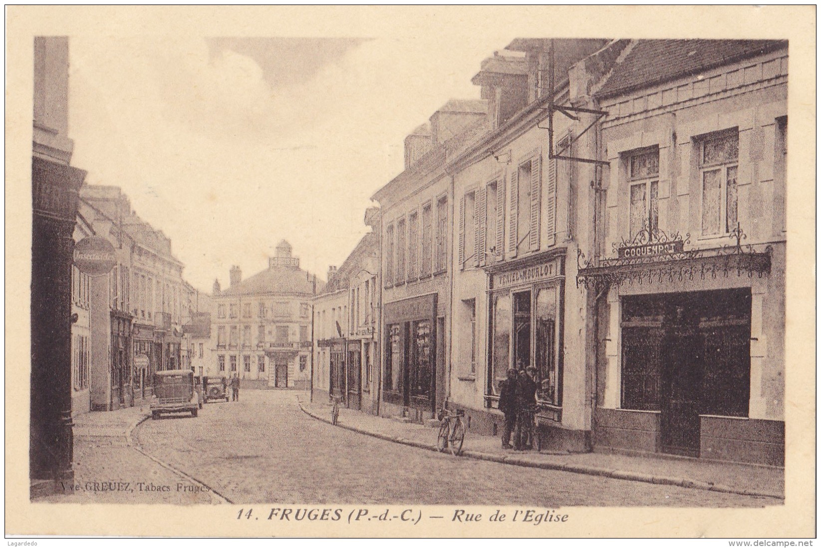 FRUGES RUE DE L EGLISE - Fruges