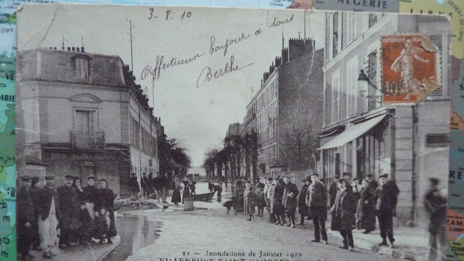 Villeneuve St Georges,inondations - Villeneuve Saint Georges