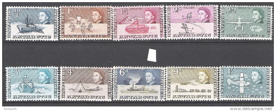 British Antarctic Territory 1963 Definitives MNH CV £181 (2 Scans) - Nuovi