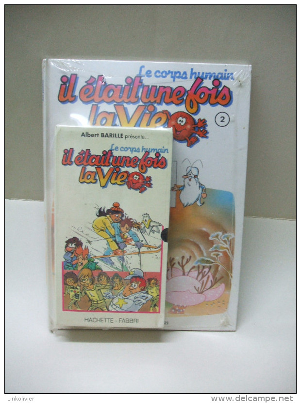 IL ETAIT UNE FOIS LA VIE : Le Corps Humain N° 2 + K7 VHS - Albert BARILLE - Ed FABBRI-HACHETTE FR3 - Other Audio Books