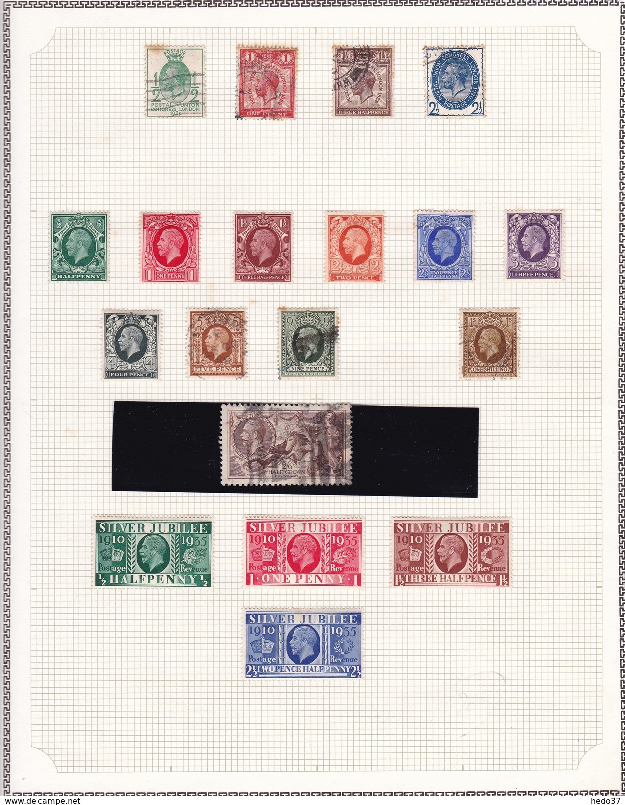 Grande Bretagne - Collection Vendue Page Par Page - Timbres Oblitérés / Neufs* (avec Charnière) - Qualité B/TB - Autres & Non Classés