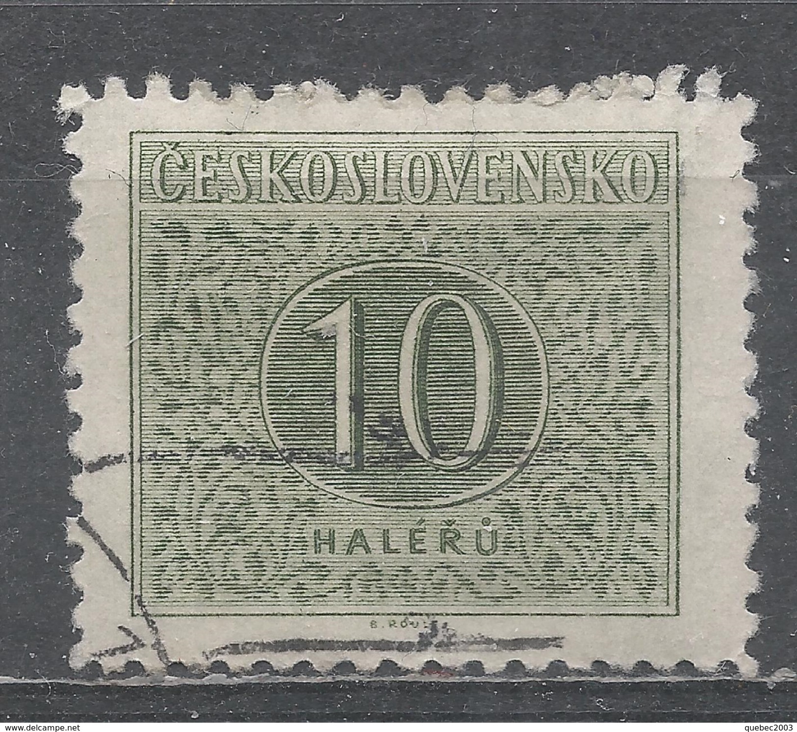 Czechoslovakia 1955. Scott #J83 (U) Postage Due, Numeral (12.5) - Timbres-taxe