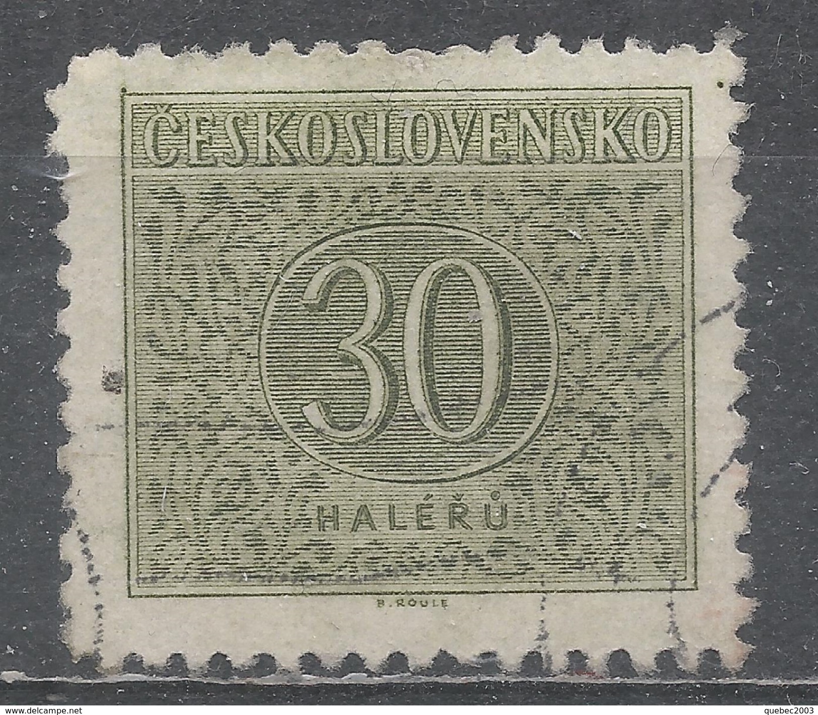 Czechoslovakia 1954. Scott #J84 (U) Postage Due, Numeral (12½) - Timbres-taxe