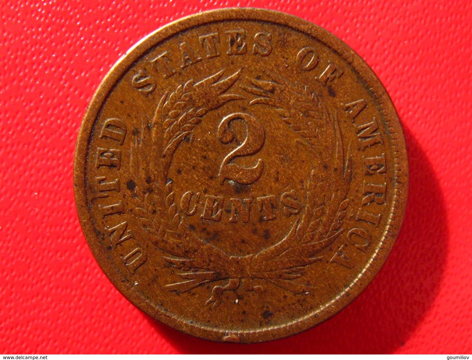 Etats-Unis - USA - 2 Cents 1864 5249 - 2, 3 & 20 Cents