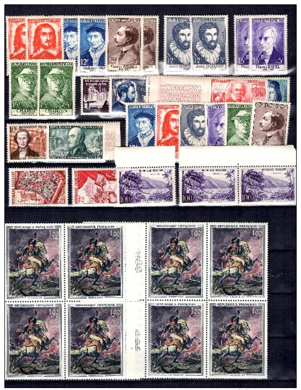 France Belle Collection Neufs ** 1924/1962. Bonnes Valeurs, Gommes D'origine. TB. A Saisir! - Collections