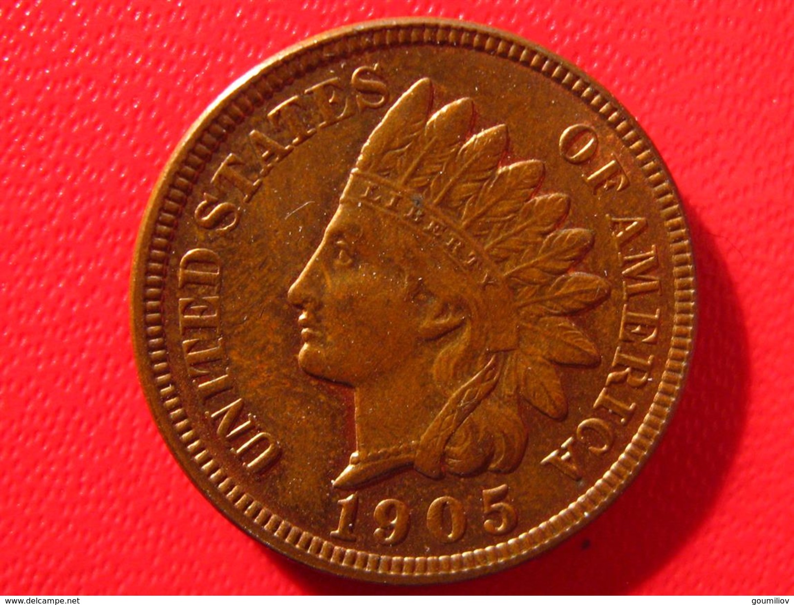 Etats-Unis - USA - One Cent 1905 5261 - 1859-1909: Indian Head