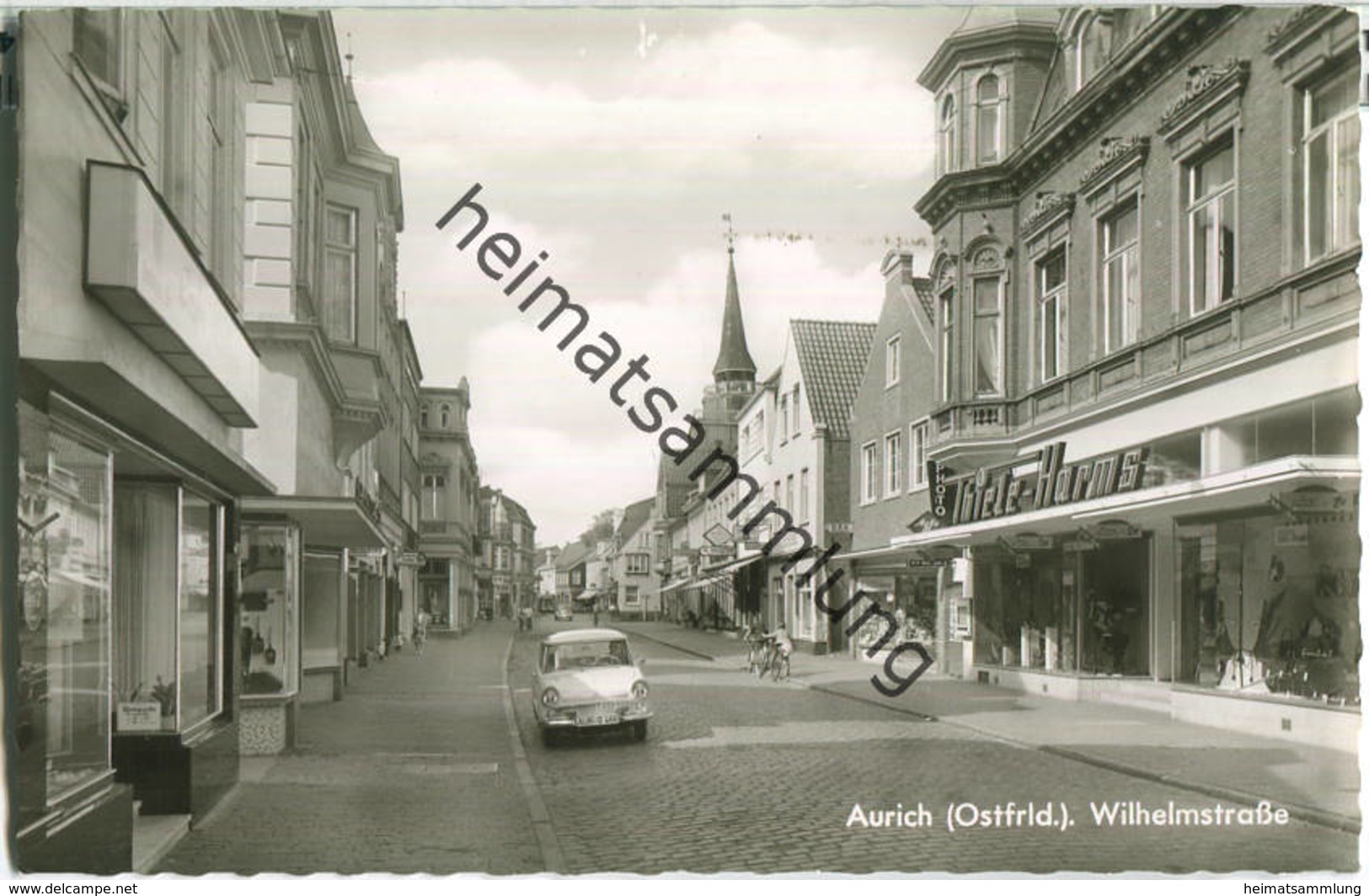 26603 Aurich - Wilhelmstrasse - Foto-Ansichtskarte - Verlag Cramers Kunstanstalt Dortmund - Aurich