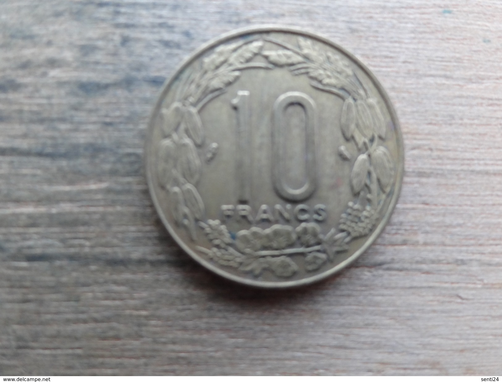 Central Africa  10 Francs  1974  Km 9 - Centrafricaine (République)