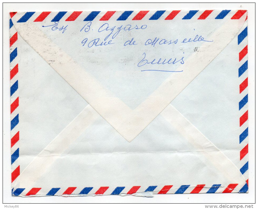 Tunisie--1972--Lettre De TUNIS Pour Nice (France)--timbres Chameau Ou Dromadaire+journée Timbre 71 - Tunesien (1956-...)