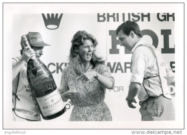 THREE FINE PRESS PHOTOS SARAH DUCHESS YORK PRINCE ANDREW GRAND PRIX POLO AZORES - Famous People