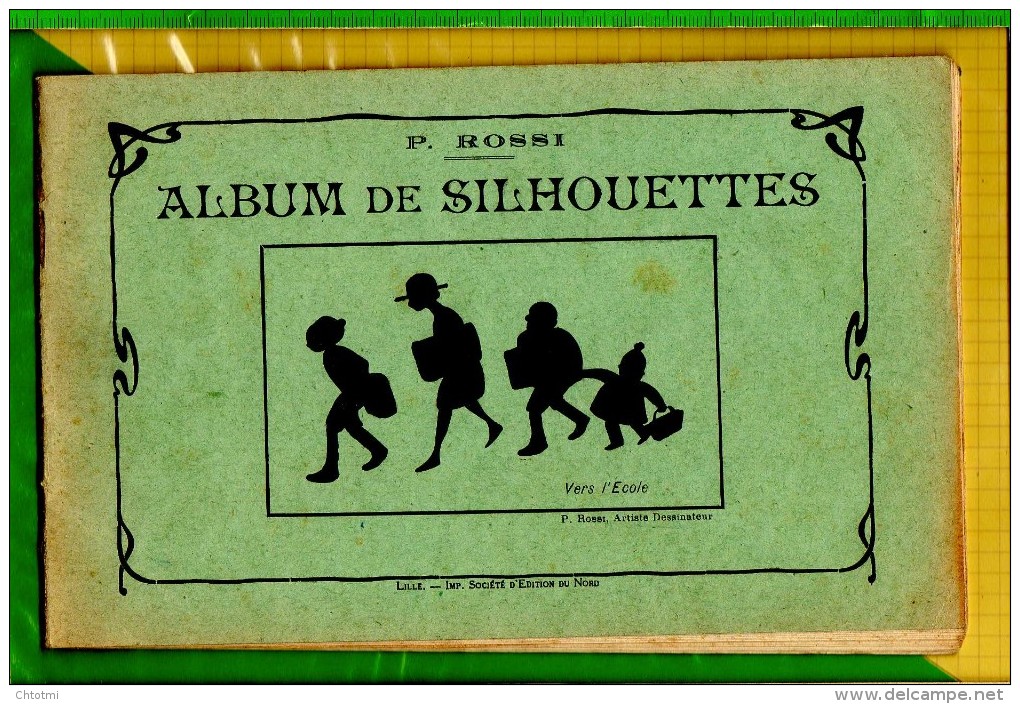 Livret  Album De Silhouettes  P.ROSSI ARTISTE DESSINATEUR - Fiches Didactiques