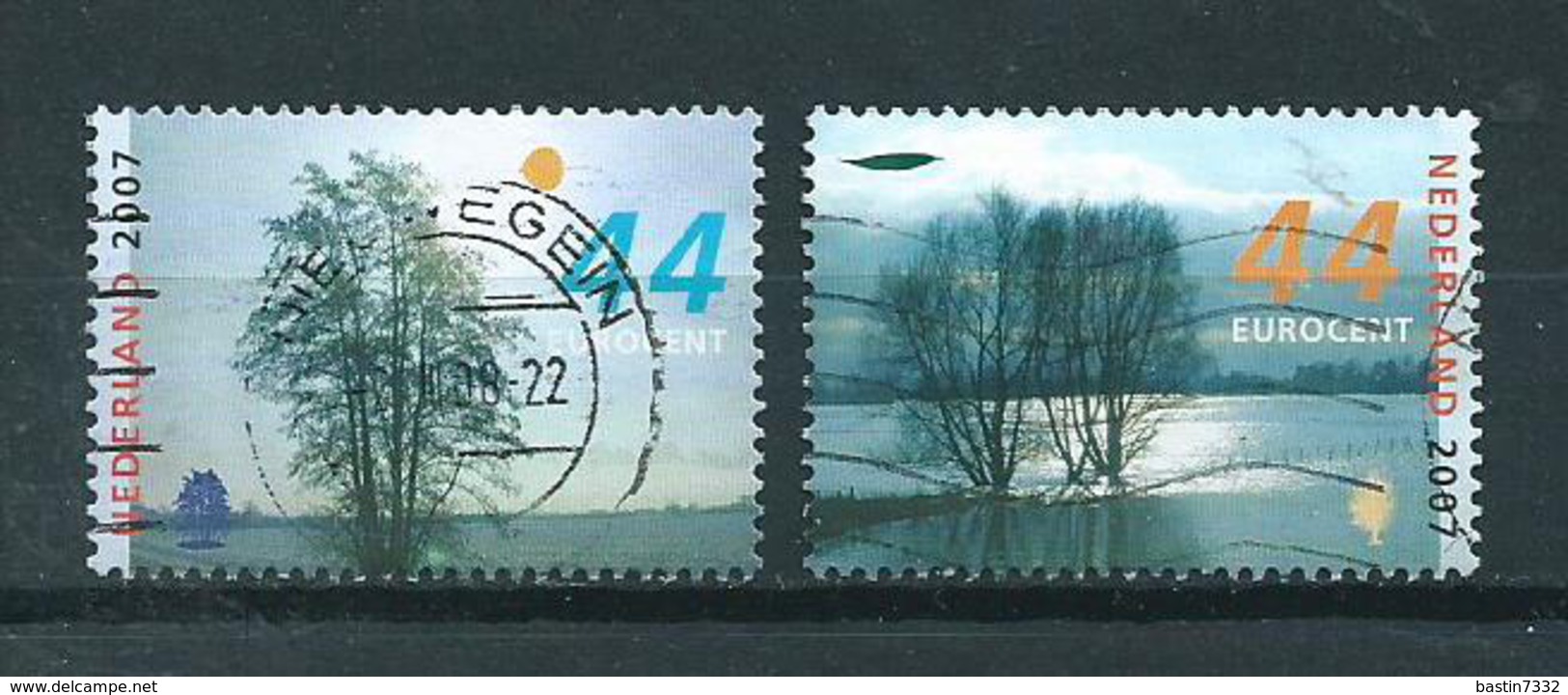 2007 Netherlands Complete Set Trees In Winter Used/gebruikt/oblitere - Gebruikt