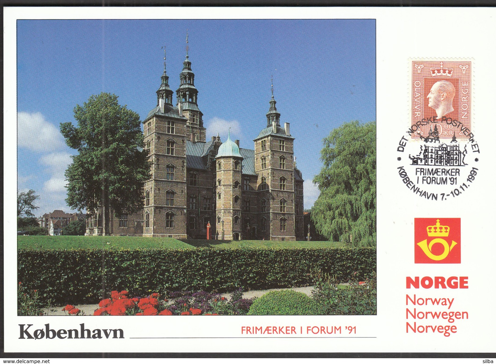 Norway 1991 / Philatelic Exhibition FRIMARKER I FORUM Copenhagen / MC - Philatelic Exhibitions