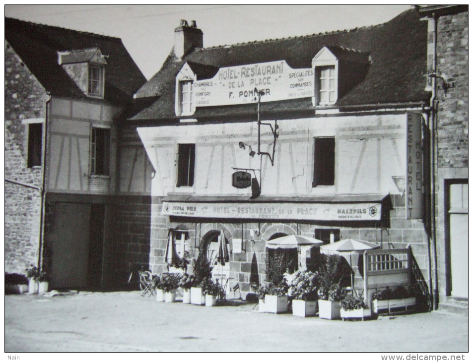 35 - COMBOURG - " HOTEL RESTAURANT DE LA PLACE  " - " FABRIQUE DE CRAQUELINS SUCRES " - Combourg