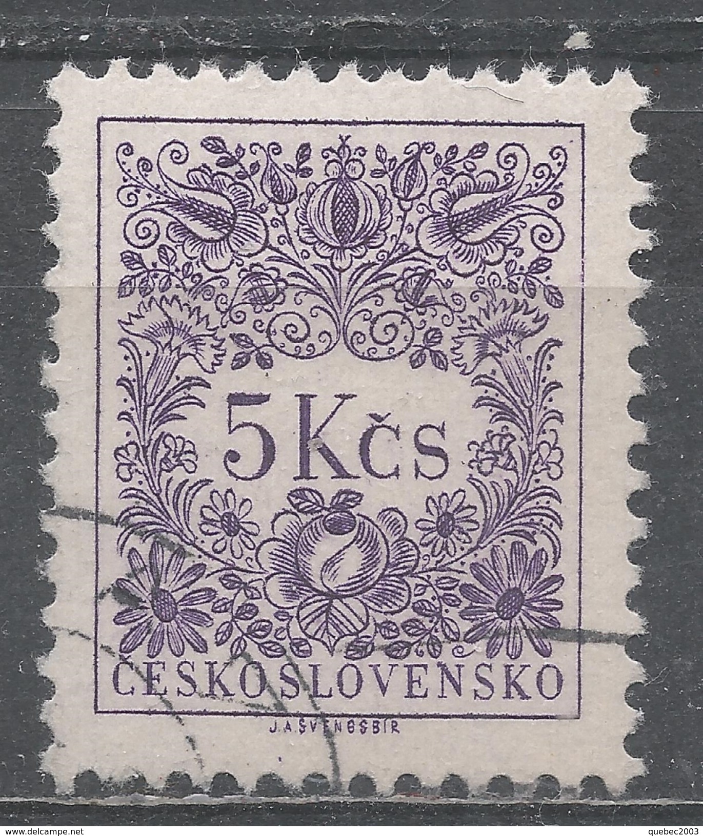 Czechoslovakia 1955. Scott #J94 (U) Postage Due, Numeral (11½) - Timbres-taxe