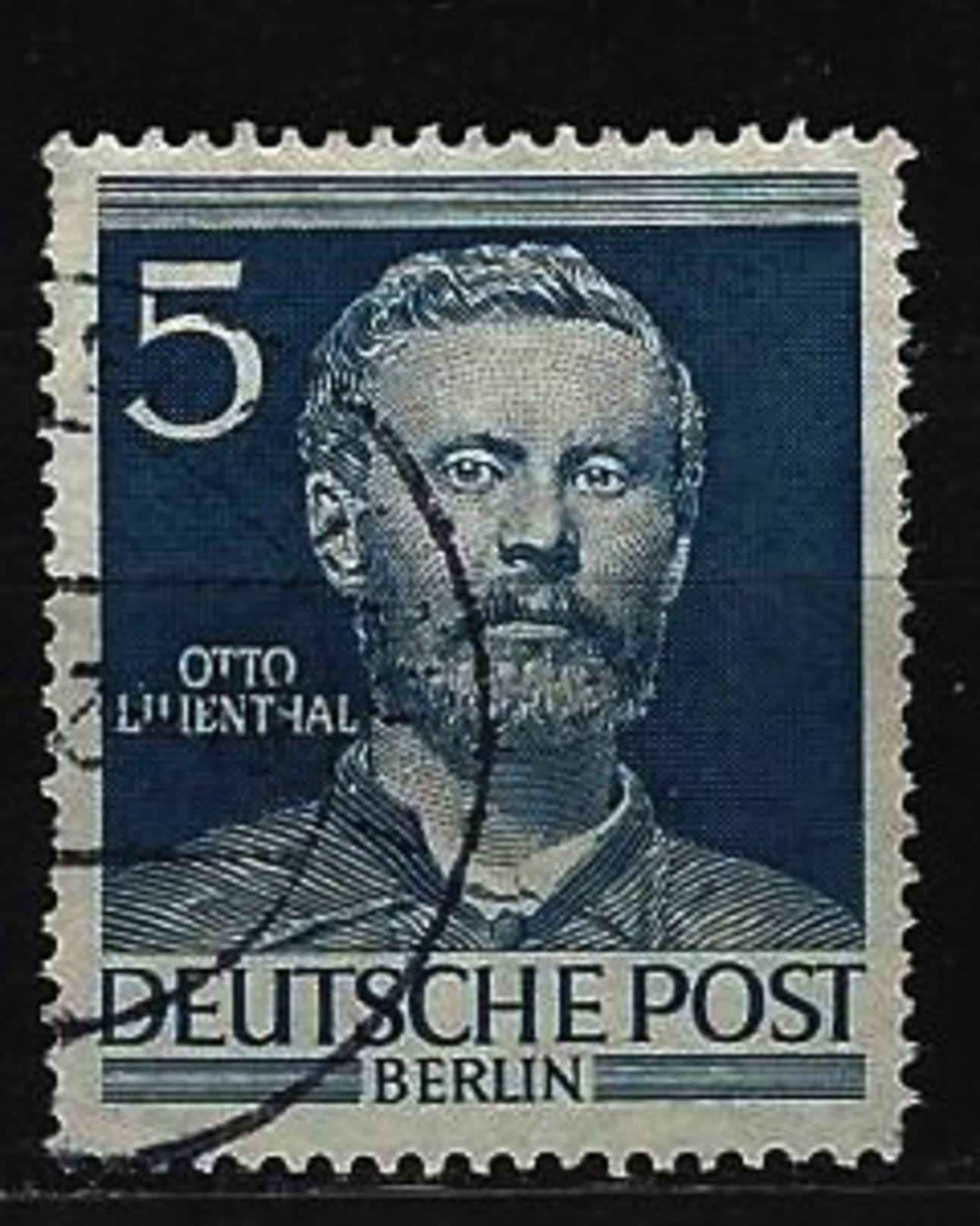 BERLIN - Mi-Nr. 92 Männer Aus Der Geschichte Berlins Otto Lilienthal Gestempelt (2) - Gebraucht