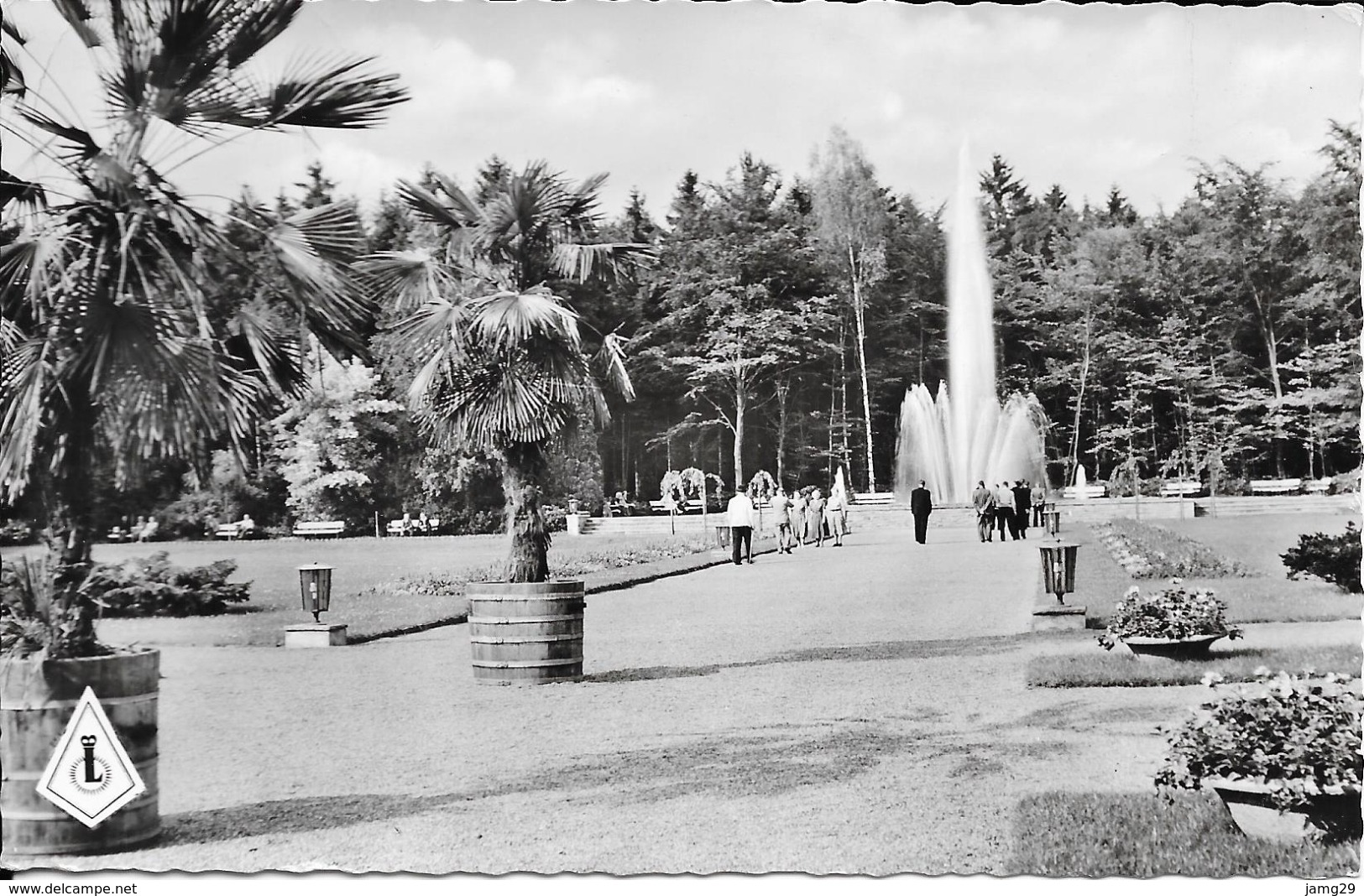 Duitsland/Deutschland, Bad Lippspringe, Partie Aus Dem Kaiser-Karls-Park, 1960 - Bad Lippspringe