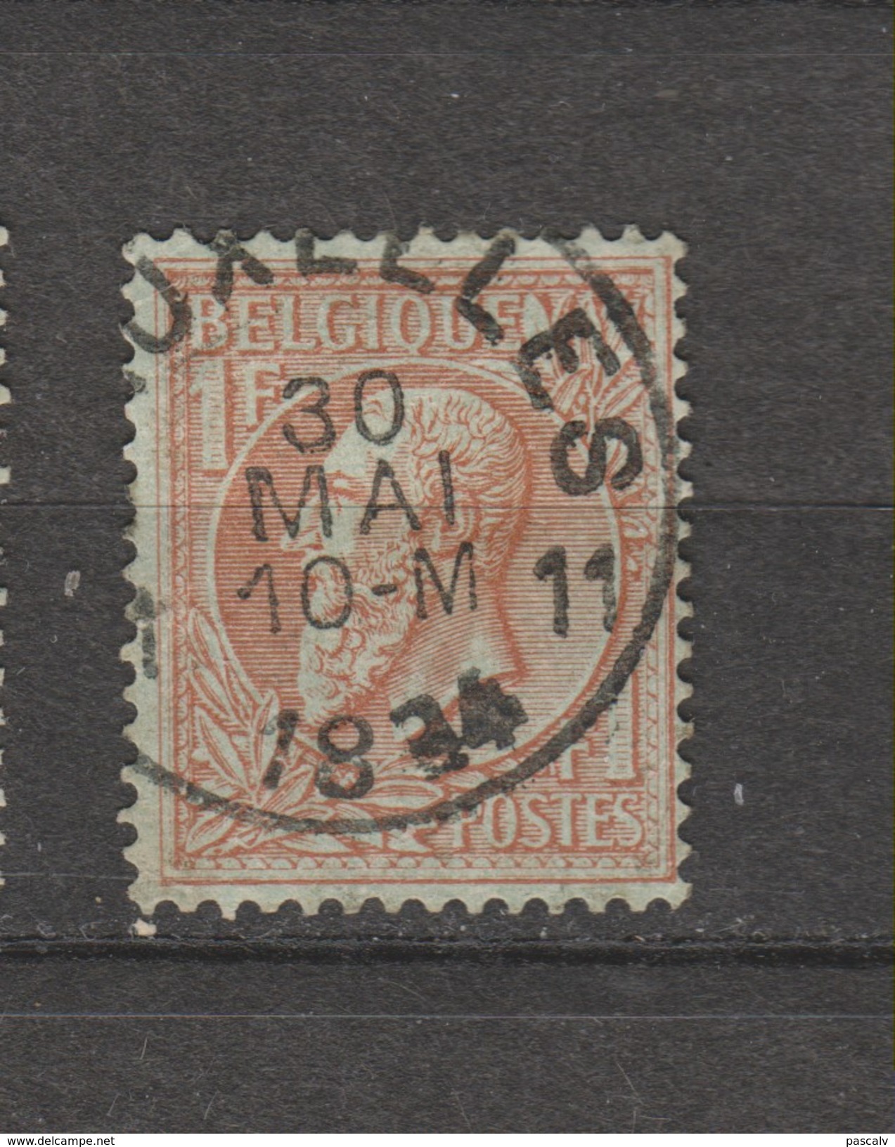 COB 51 Oblitéré BRUXELLES 11 Catalogue 2016 COBA +4 - 1884-1891 Léopold II