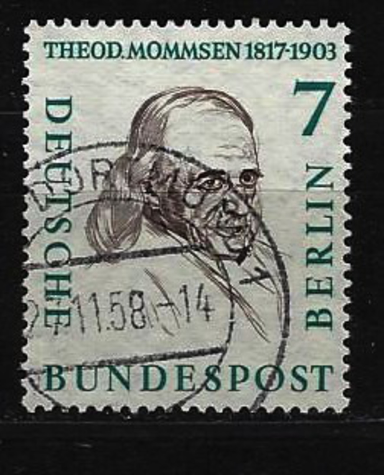 BERLIN - Mi-Nr. 163 Männer Aus Der Geschichte Berlins Theodor Mommsen Gestempelt - Gebraucht