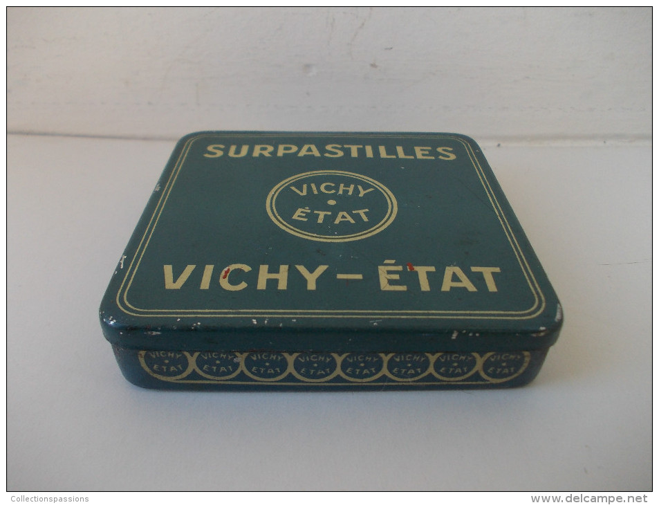 - Boite Métal. Superpastilles Vichy-Etat - - Boîtes