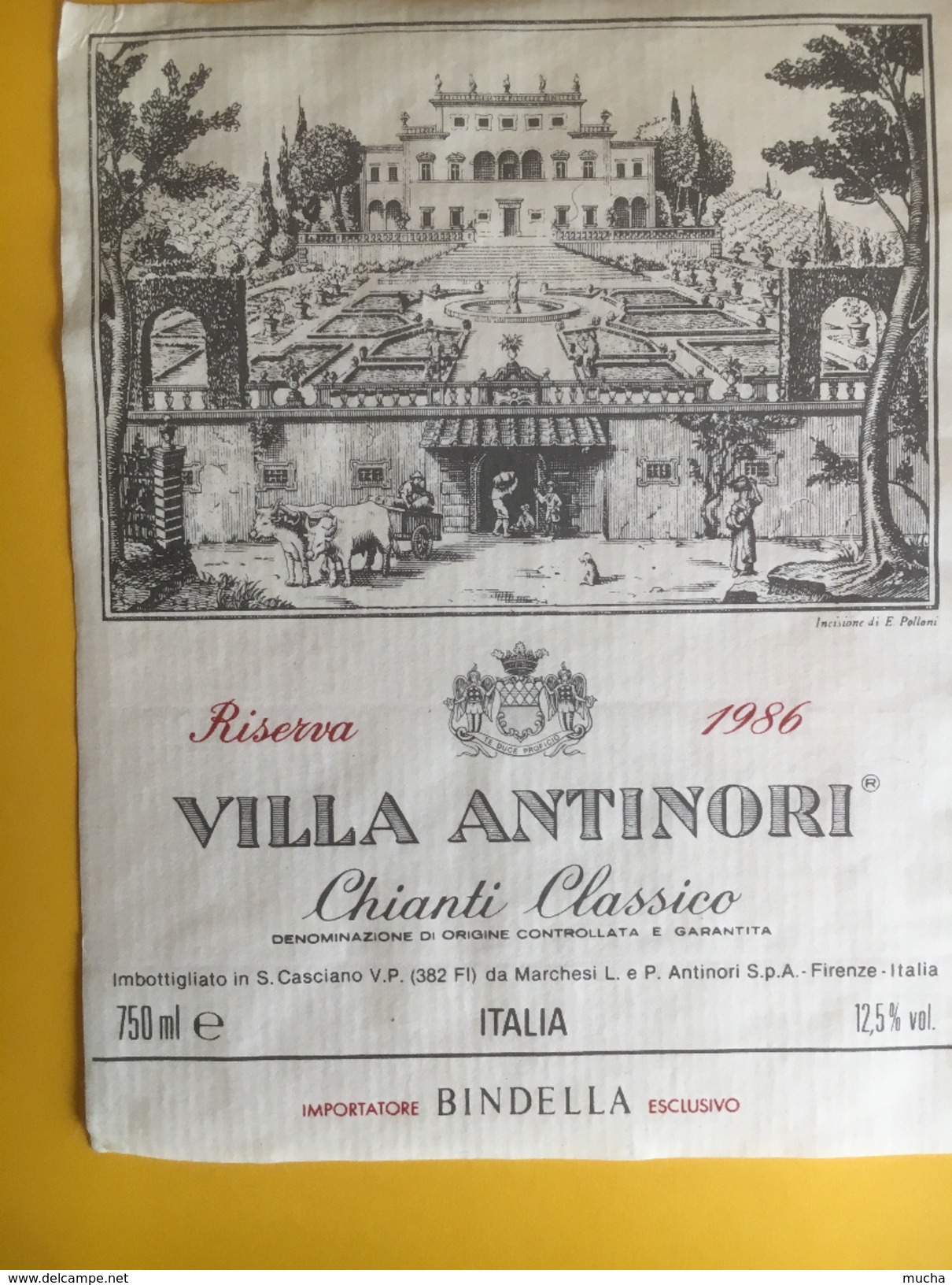 2632 - Italie Villa Antinori 1986 Chianti Classico - Altri & Non Classificati