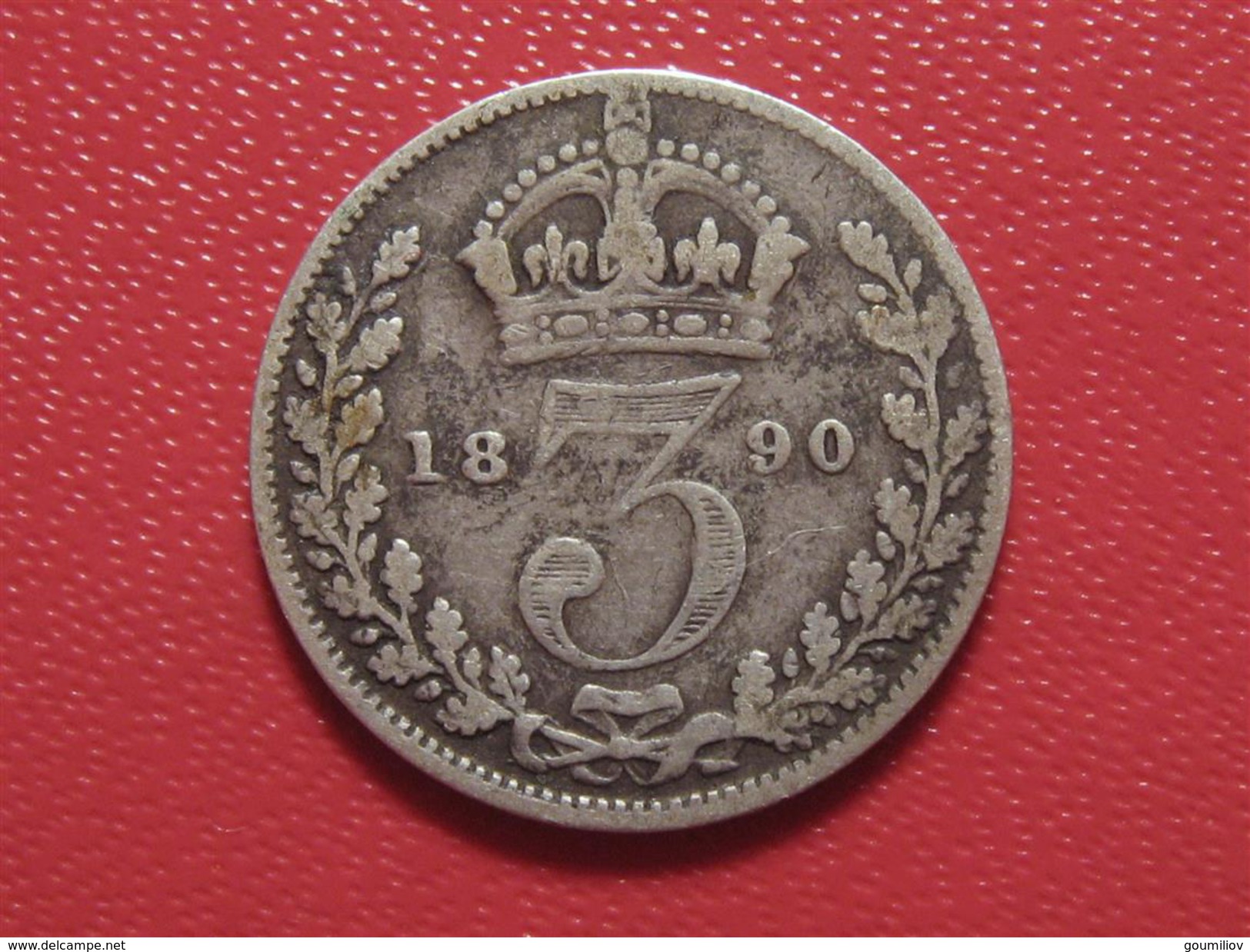 Grande-Bretagne - 3 Pence 1890 9559 - F. 3 Pence