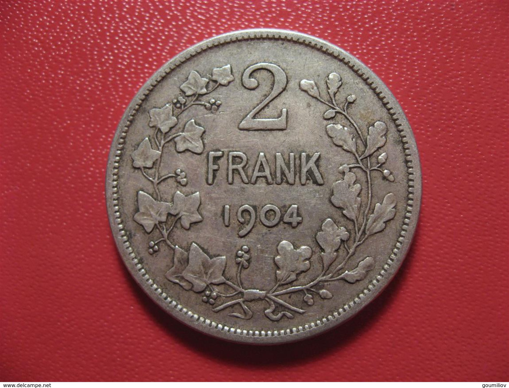 Belgique - 2 Francs Frank 1904 - Variété Belgen 9592 - 2 Francs