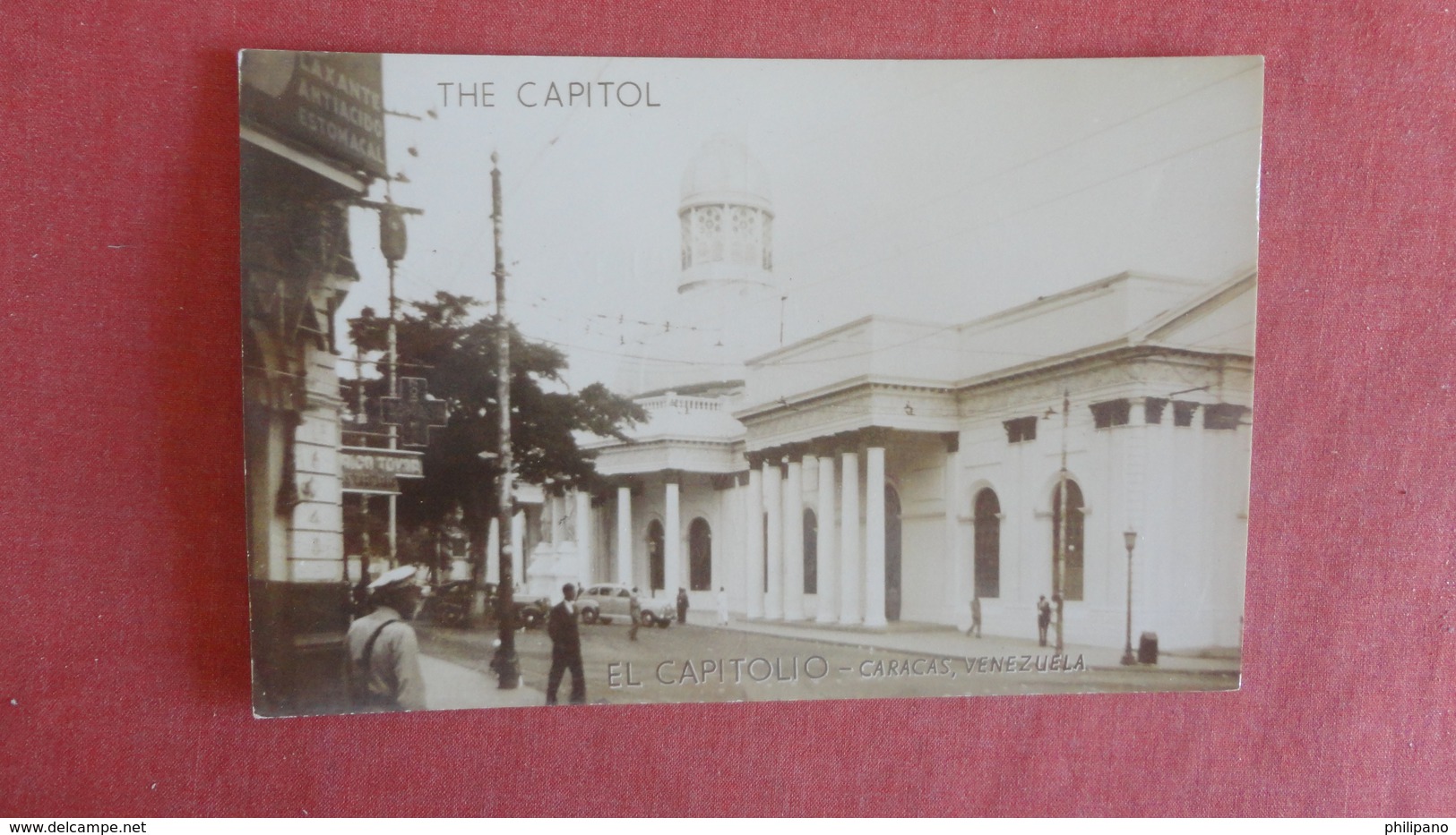 > Venezuela Caracas== RPPC----- As Is Removed From Album    ----- Ref 2420 - Venezuela