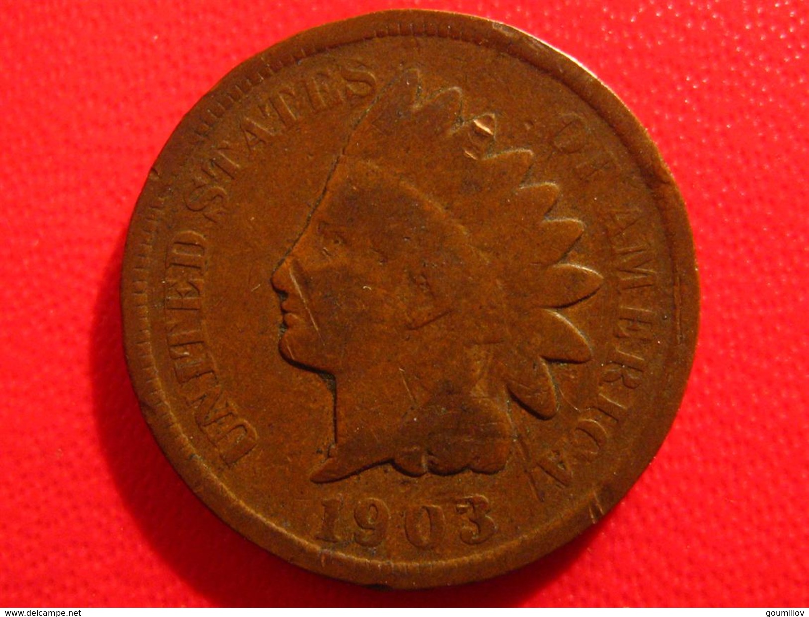 Etats-Unis - One Cent 1903 - Type Indian Head 3076 - 1859-1909: Indian Head