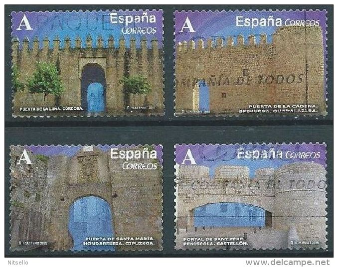 LOTE 1053  ///   ESPAÑA 2015   EDIFIL Nº:  4924/4927 - Usados