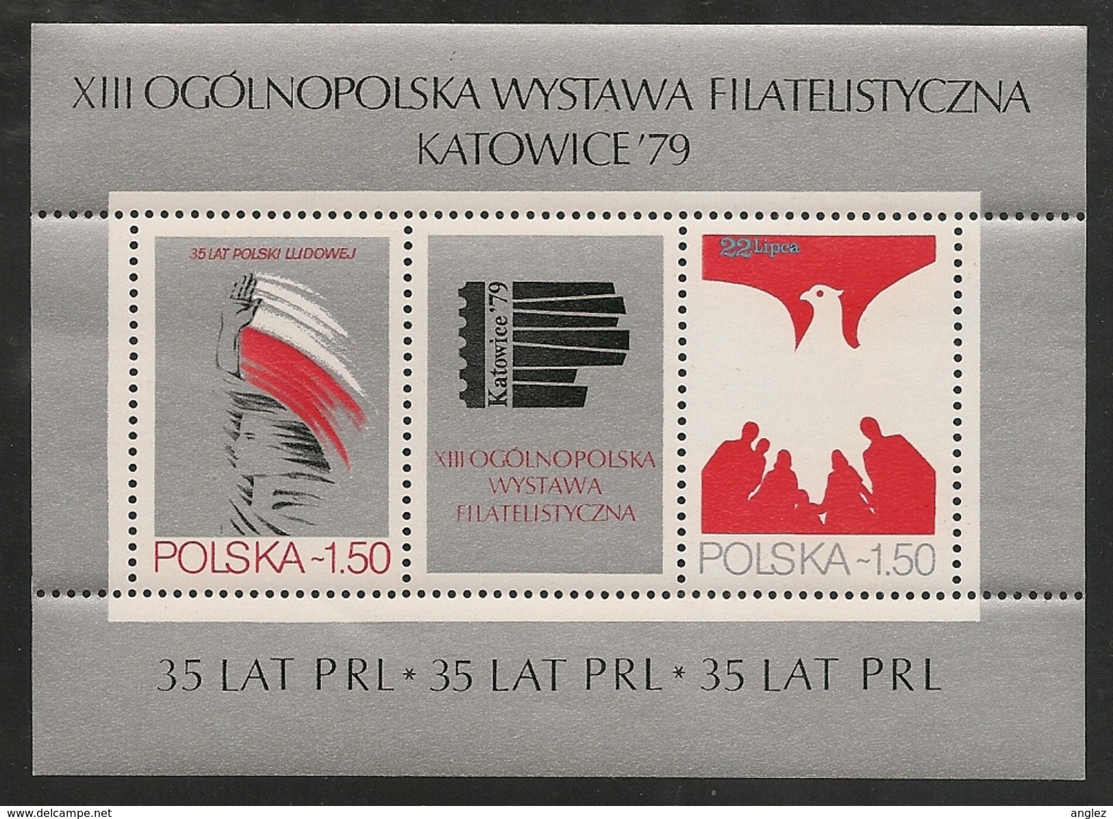 Poland: 1979 Polish People's Republic Katowice '79 Miniature Sheet MNH - Neufs