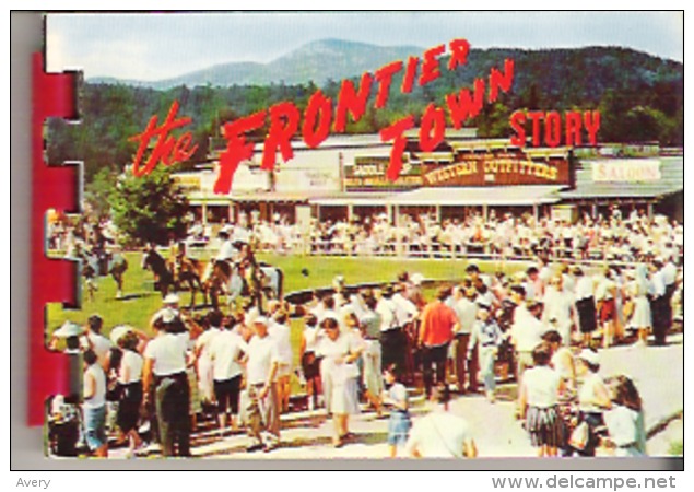 The Frontier Town Story Booklet  18 Pg. Frontier Town, New York Adirondacks - North America