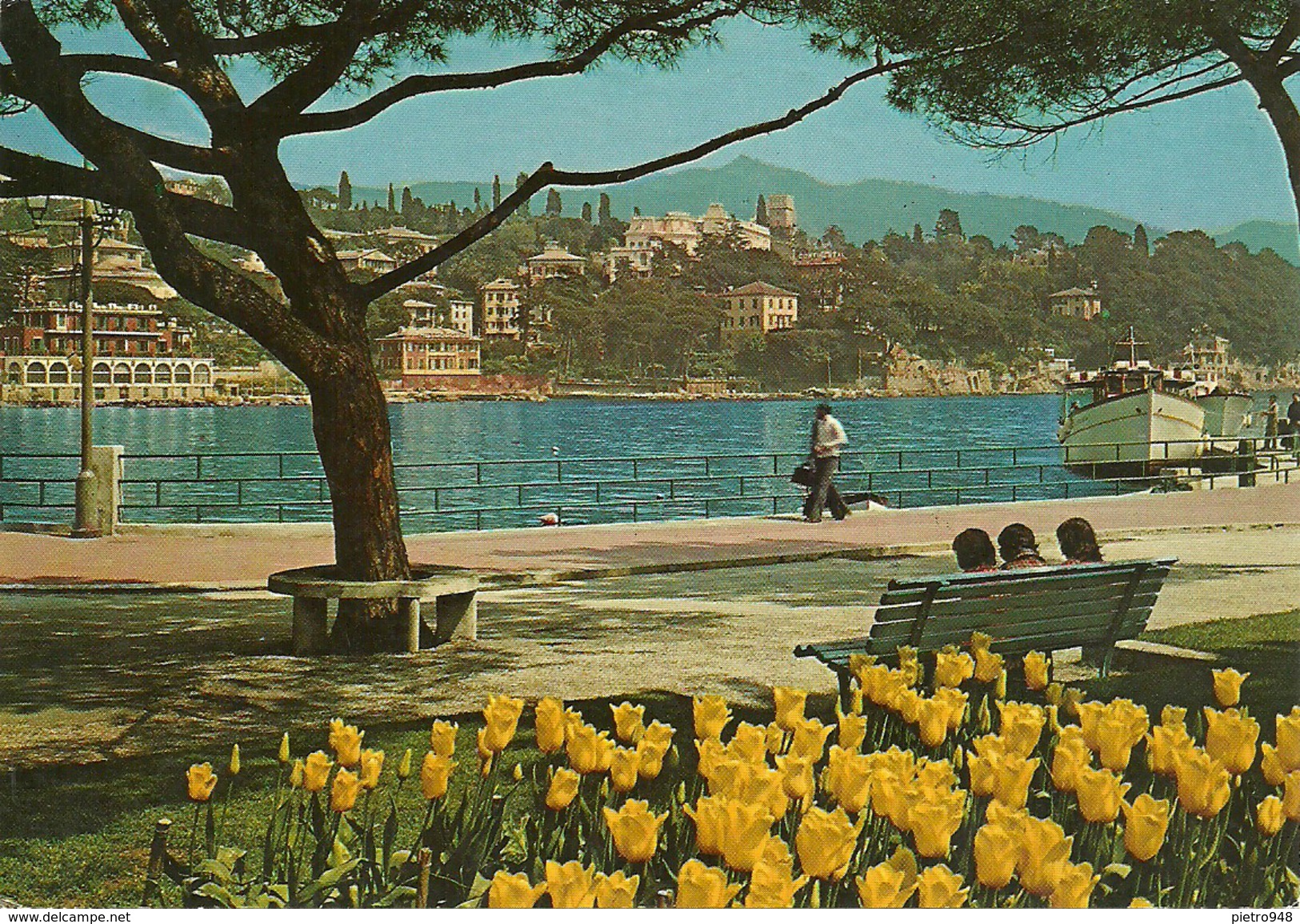 Santa Margherita Ligure (Genova, Liguria) Lungomare, Promenade Along The Sea - Genova (Genua)