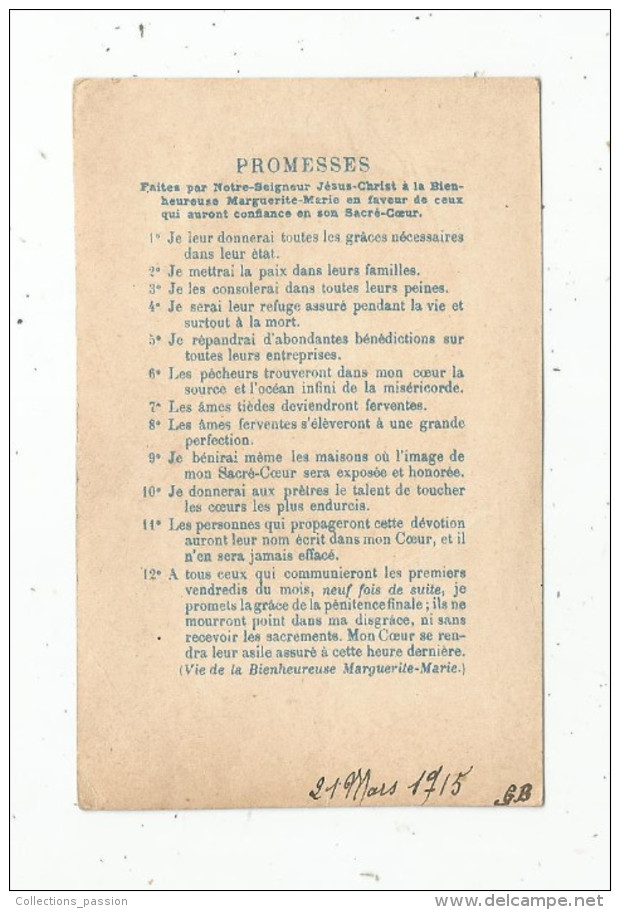 G-I-E , Image Religieuse , Image Pieuse , 1915 , Toi Du Moins , Aime Moi... , 2 Scans - Images Religieuses